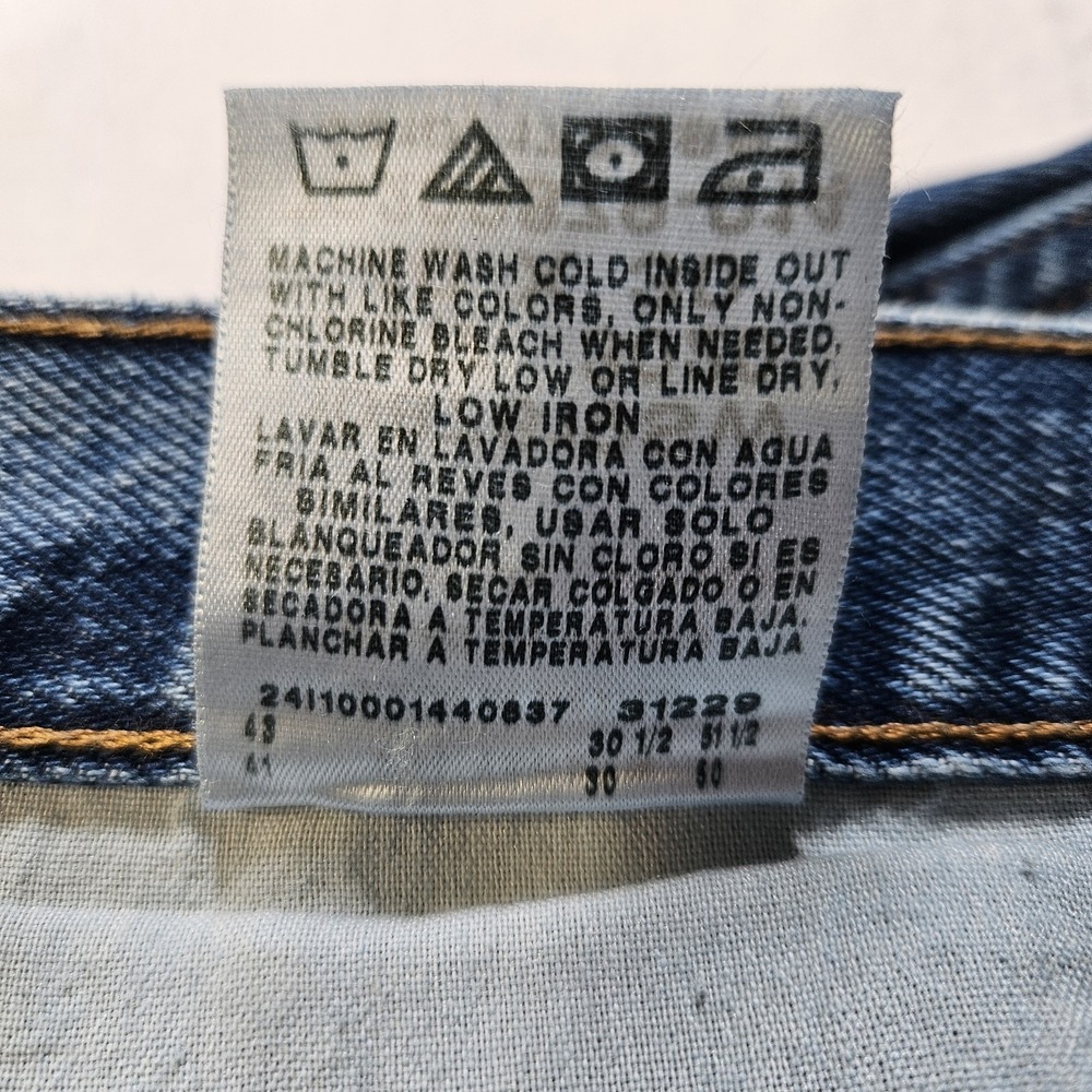 Wrangler Rustler‎ Jeans Men's 40x30 Blue Denim Regular Fit Straight Leg J04-A03 - Picture 7 of 11